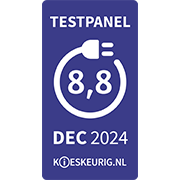 Noté 8,8 par le panel de test Kieskeurig